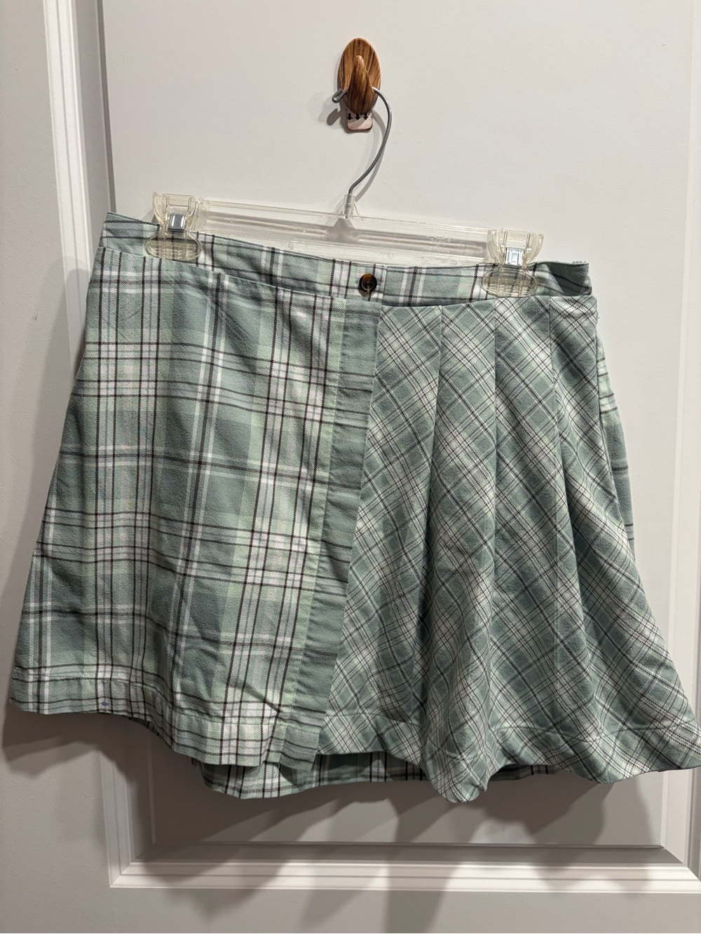 Wonder Nation Girls Multicolor Plaid Pleated Skirt Size XXL 18